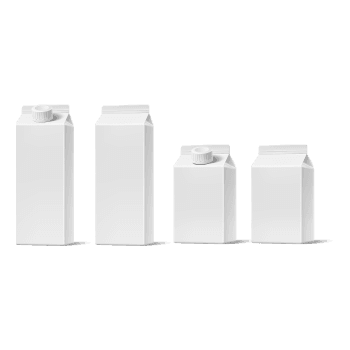 Quart Milk and Juice Containers